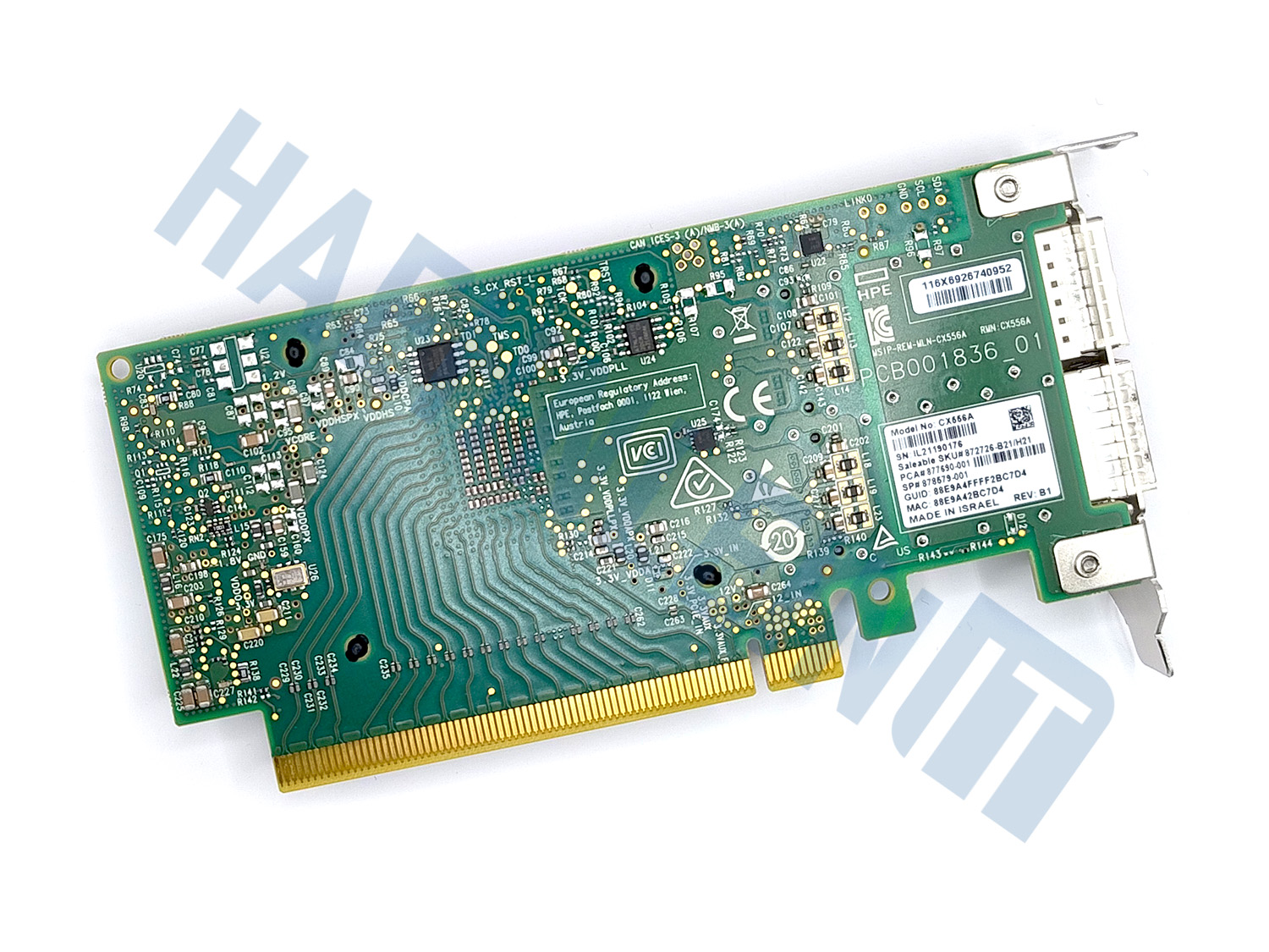 Mellanox ConnectX-5 CX556A PCIe x16 3.0 100GBe EDR IB VPI QSFP28 MCX556A-ECAT