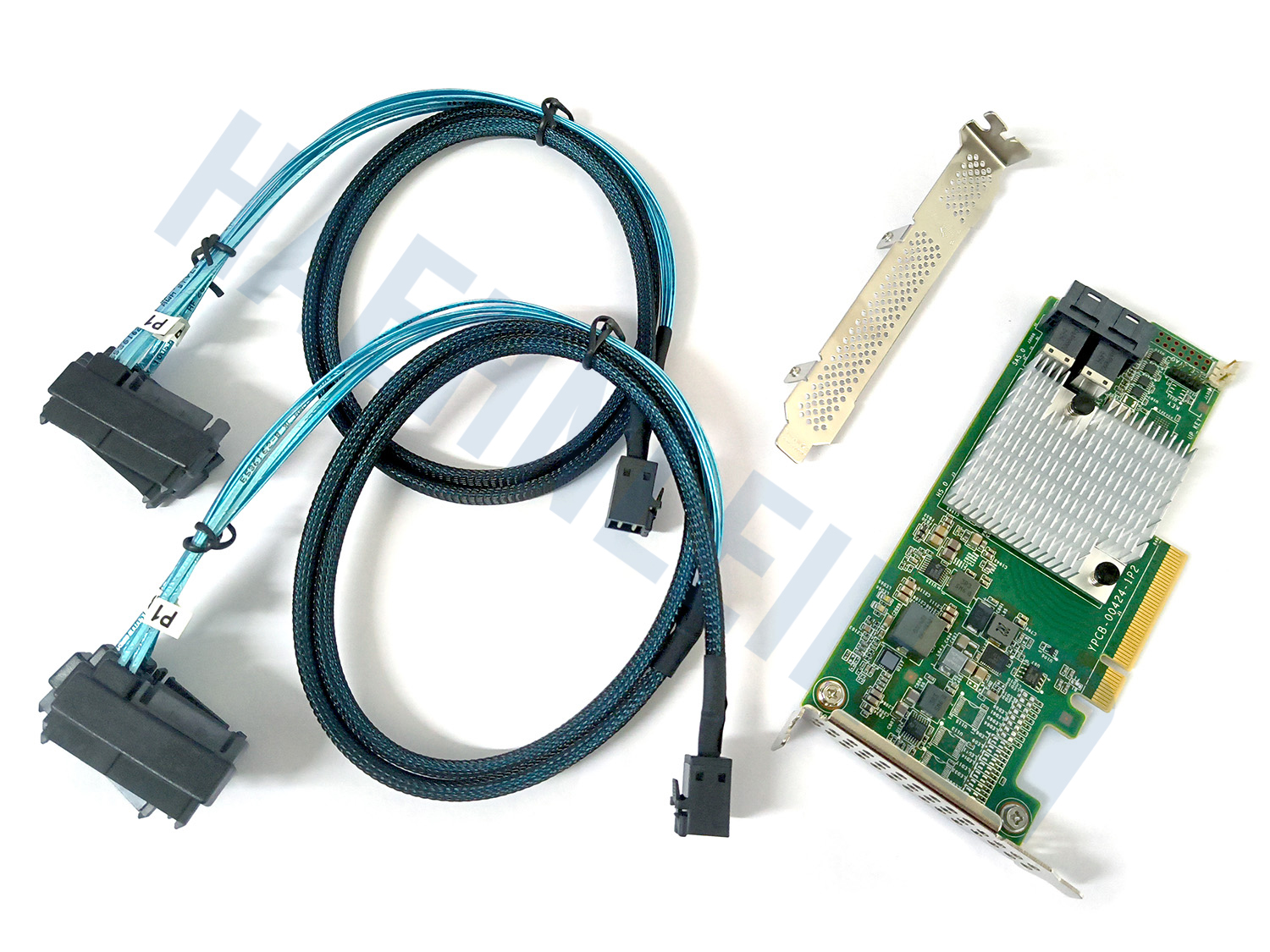 Inspur LSI 9300-8i SATA / SAS HBA Controller IT-Mode 12Gb PCIe x8 9311-8i + 2 SAS Kabel