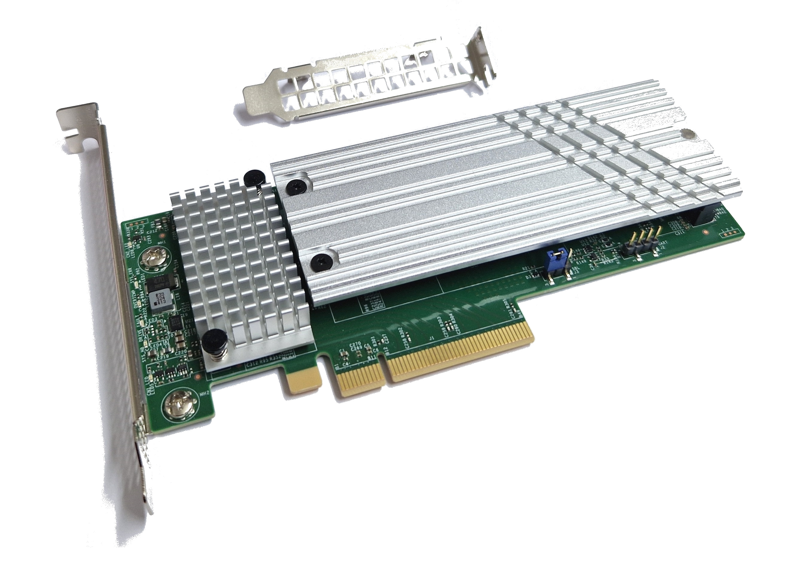 Supermicro AOC-SLG4-2H8M2 NVME Raid 0 1 PCIe 4.0 x8 m.2 Adapter SSD