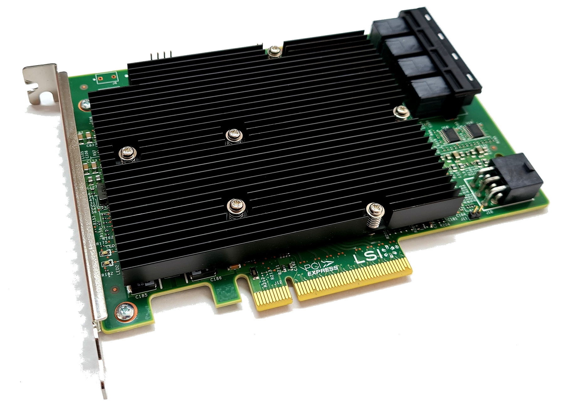 20220608_170222 Broadcom LSI 9300-16i SATA / SAS HBA Controller RAID 12Gbps PCIe x8 Avago IT FW