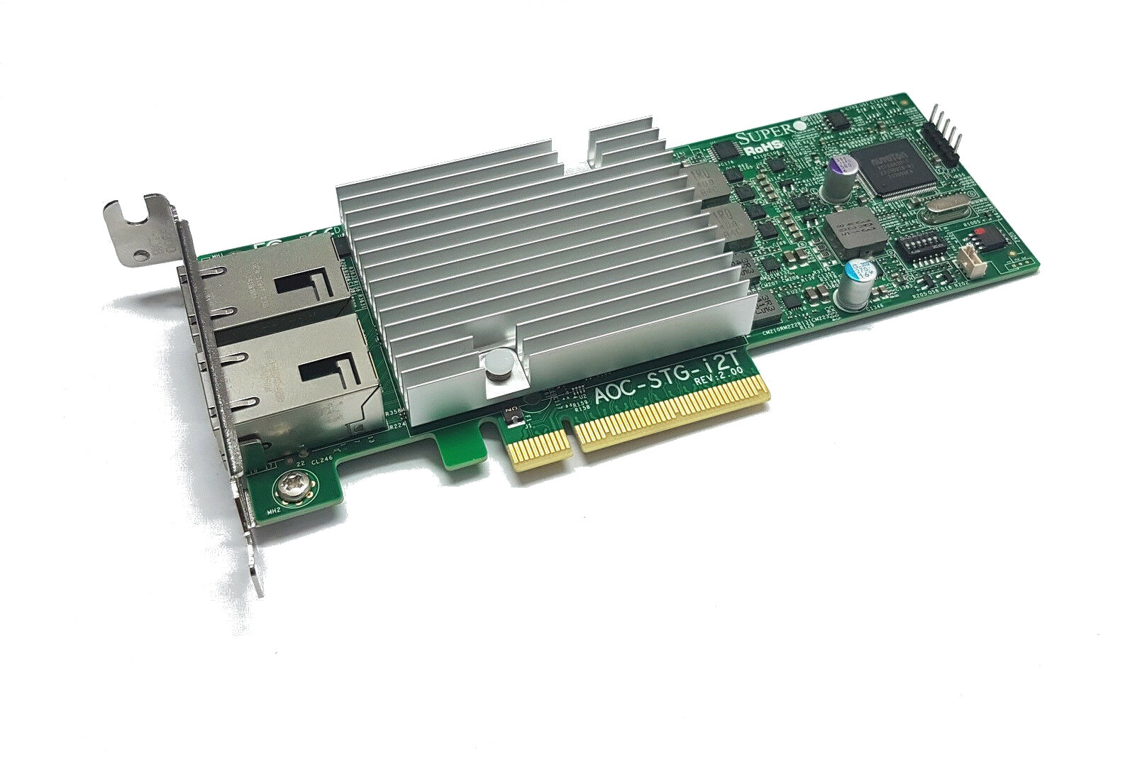 Supermicro AOC-STG-i2T 10Gigabit 10GBe BaseT Dual Port Server NIC Intel X540-T2 LP