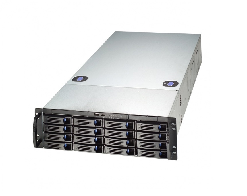 3HE Chenbro RM31616 19" Server Gehäuse 3U - 16x Hot Swap HDD - inkl. 12G Backplane