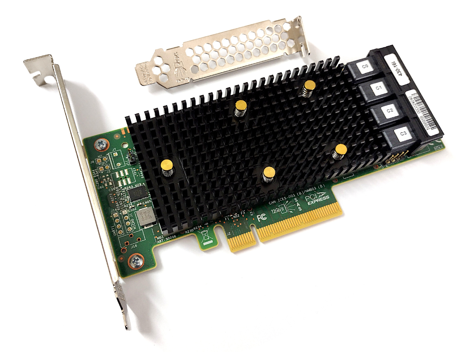 Lenovo 430-16i / Broadcom LSI 9400-16i SATA / SAS HBA Controller RAID 12Gbps PCIe x8 Avago IT FW