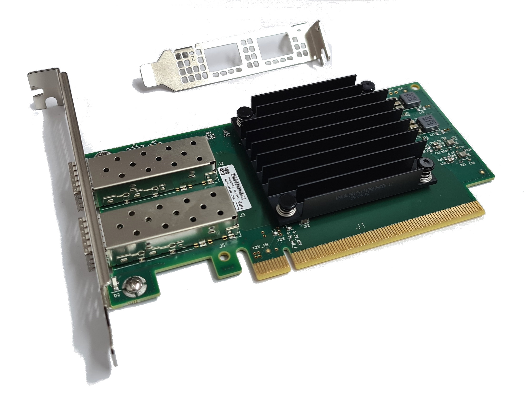 20230310_101535 HP Mellanox ConnectX-5 CX512F 25Gbe SFP28 Dual Port Server Adapter