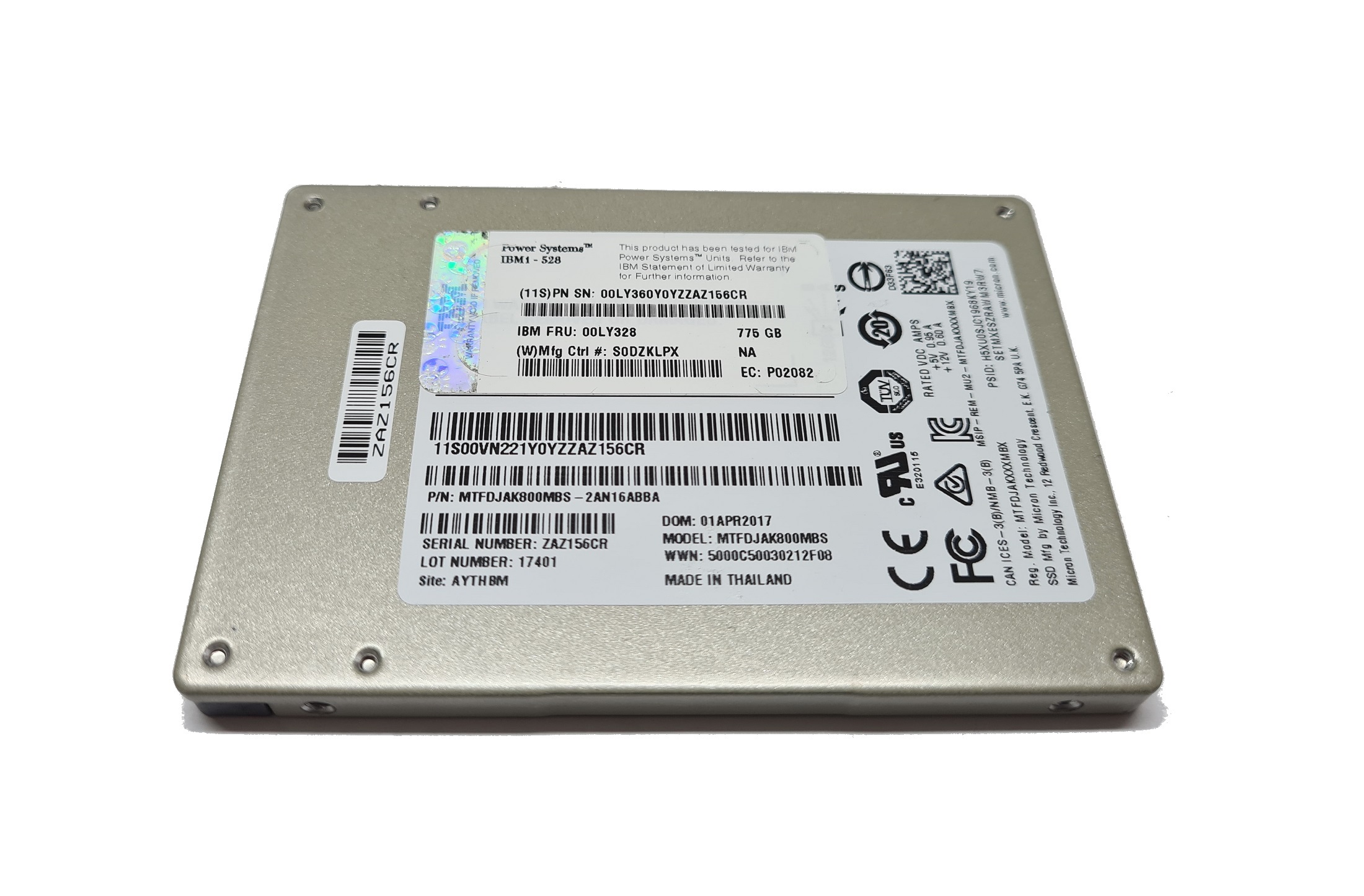 20211209_121538 Micron S650DC MTFDJAK800MBS -2AN16ABBA SSD 800GB Server 2,5" SAS 12Gb