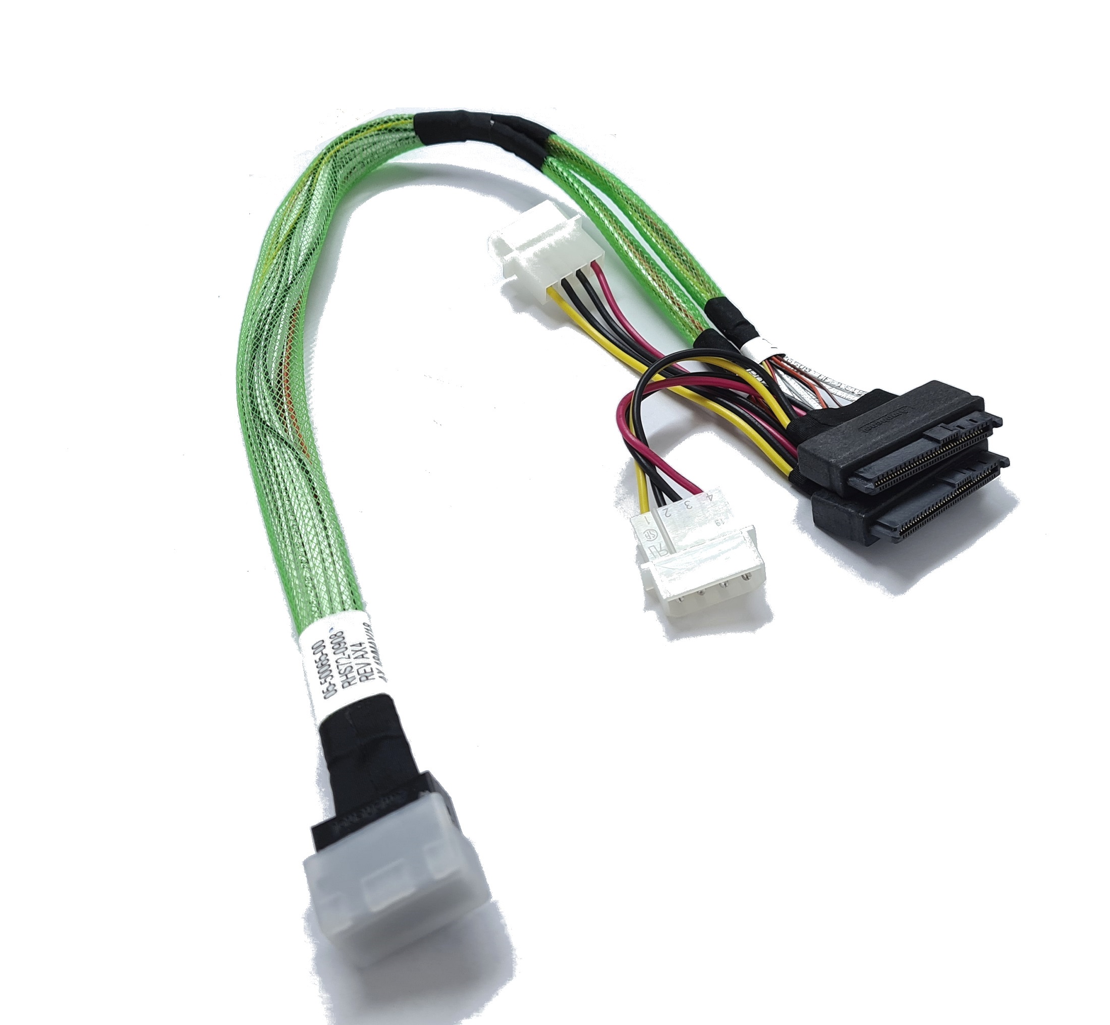 Broadcom Dual SFF-8643 auf 2x U.2 SFF-8639 Kabel NVME Tri-Mode 0,50m U.2 Enabler