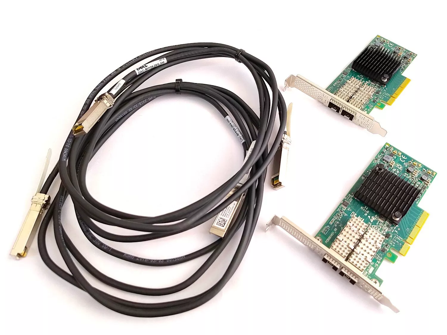 25Gbe Netzwerk Set HP Mellanox ConnectX-4 LX 640SFP28 25GB SFP28 DAC 2X 3m Kabel