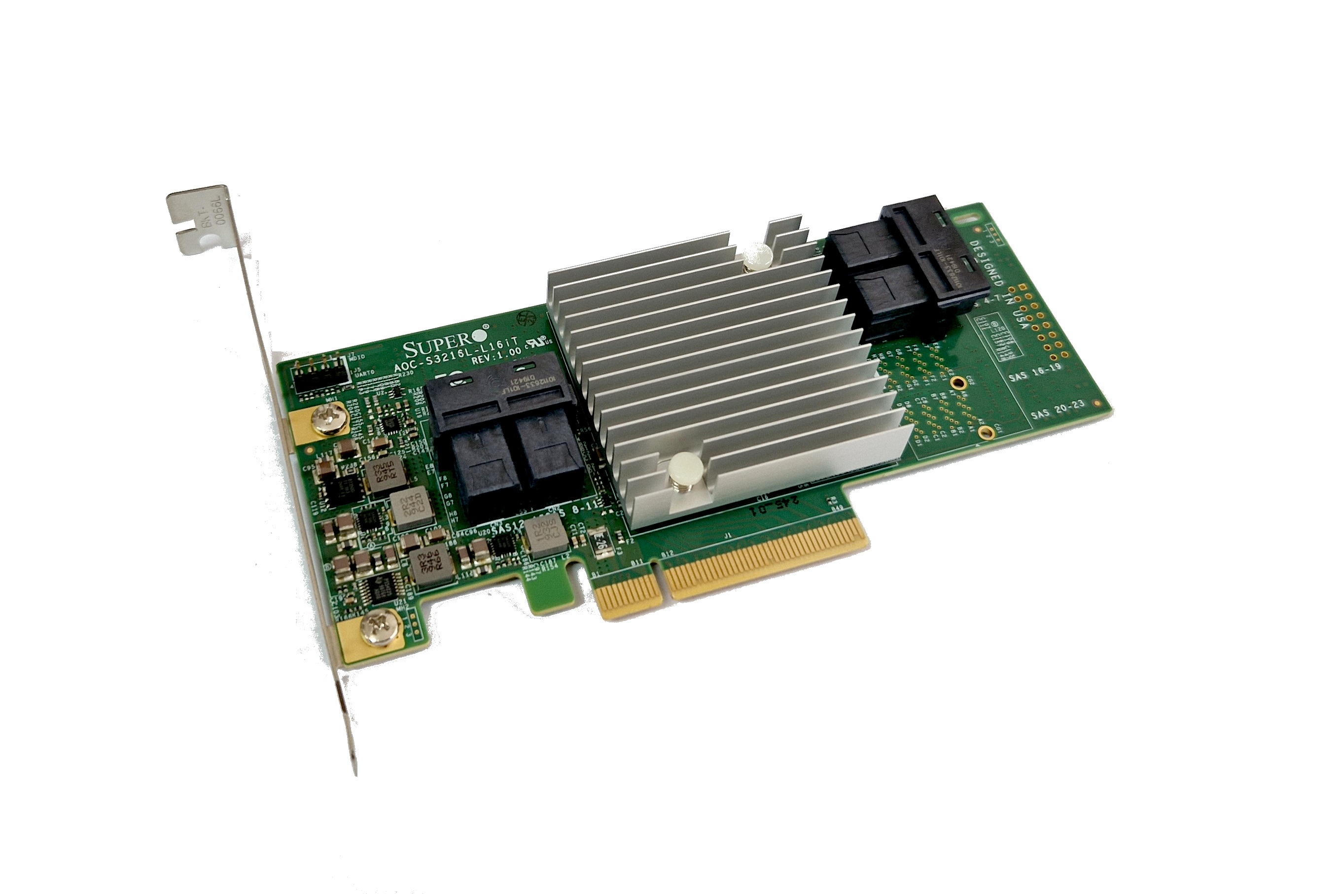 Supermicro AOC-S3216L-L16iT 16port SATA / SAS HBA Controller 12Gb PCIex8 IT Mode