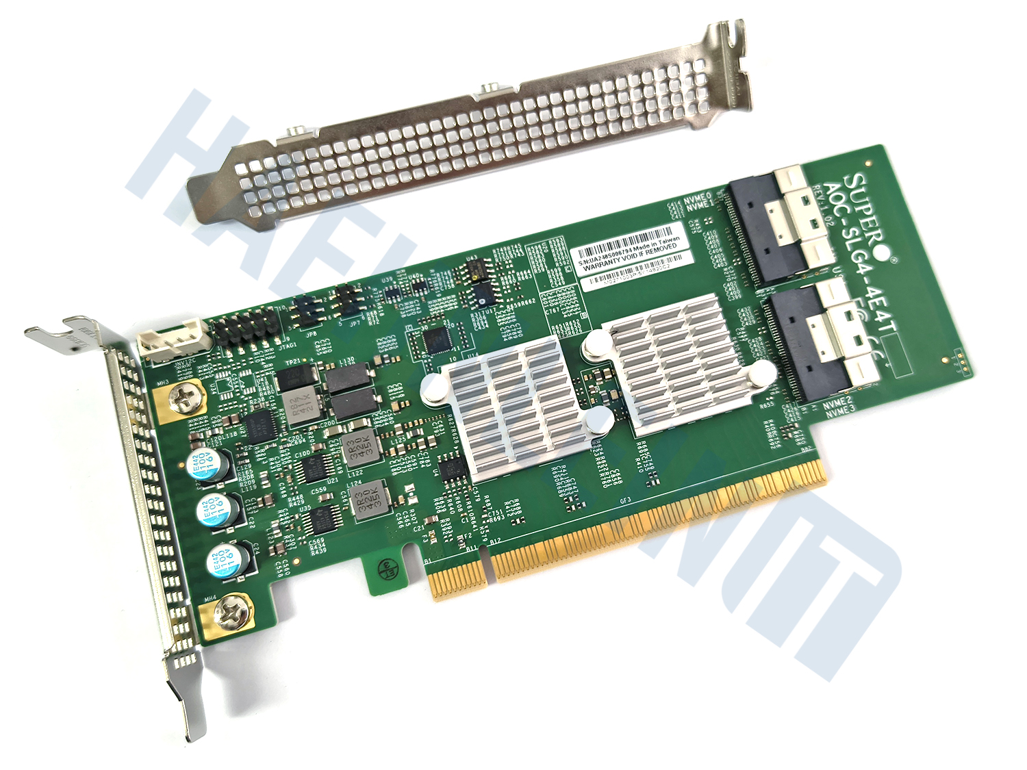 Supermicro AOC-SLG4-4E4T 4-Port Retimer x16 PCIe 4.0 NVME HBA