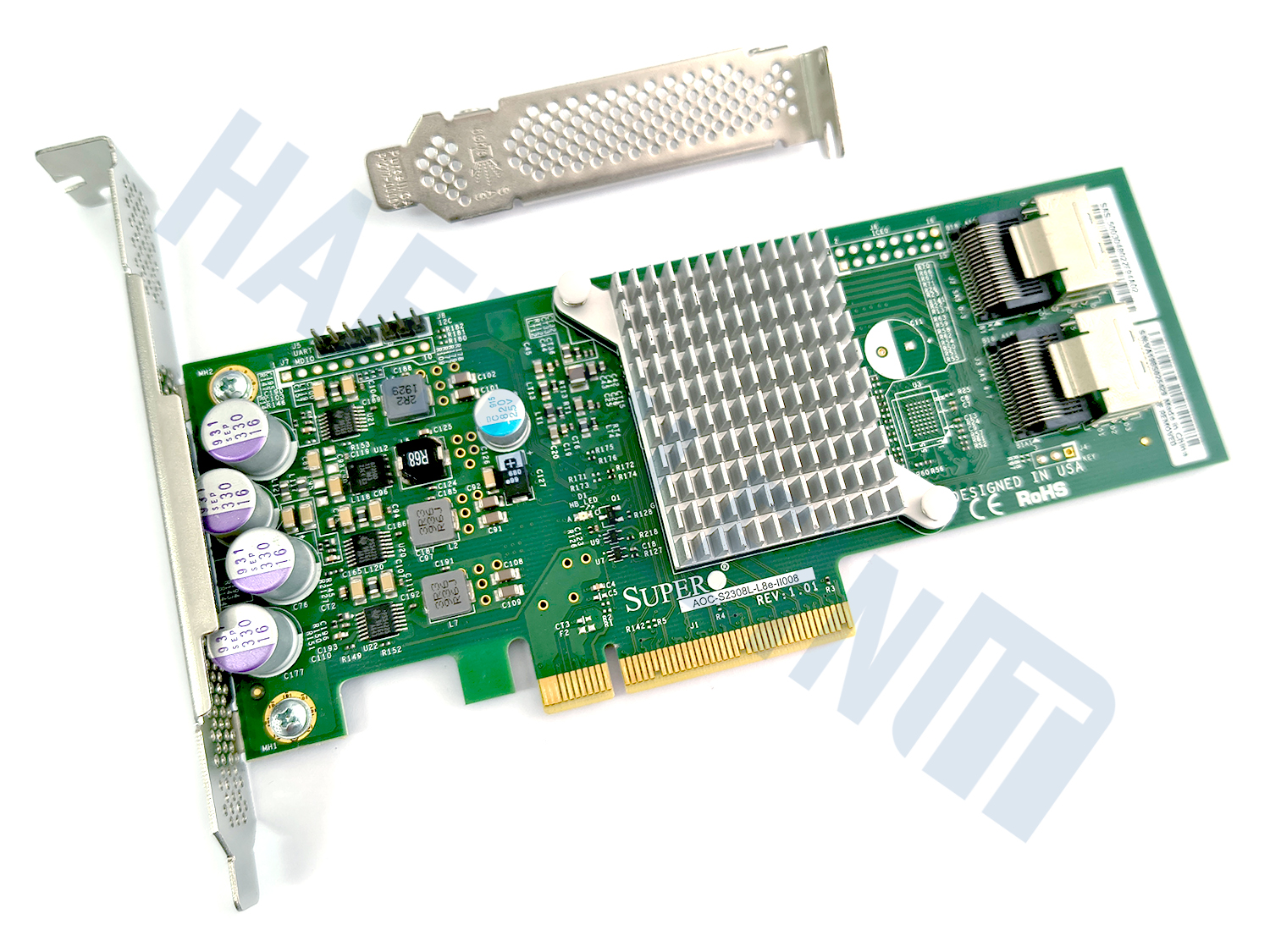 Supermicro AOC-S2308L-L8e 8port SATA / SAS HBA Controller 6Gb PCIex8 IT Mode