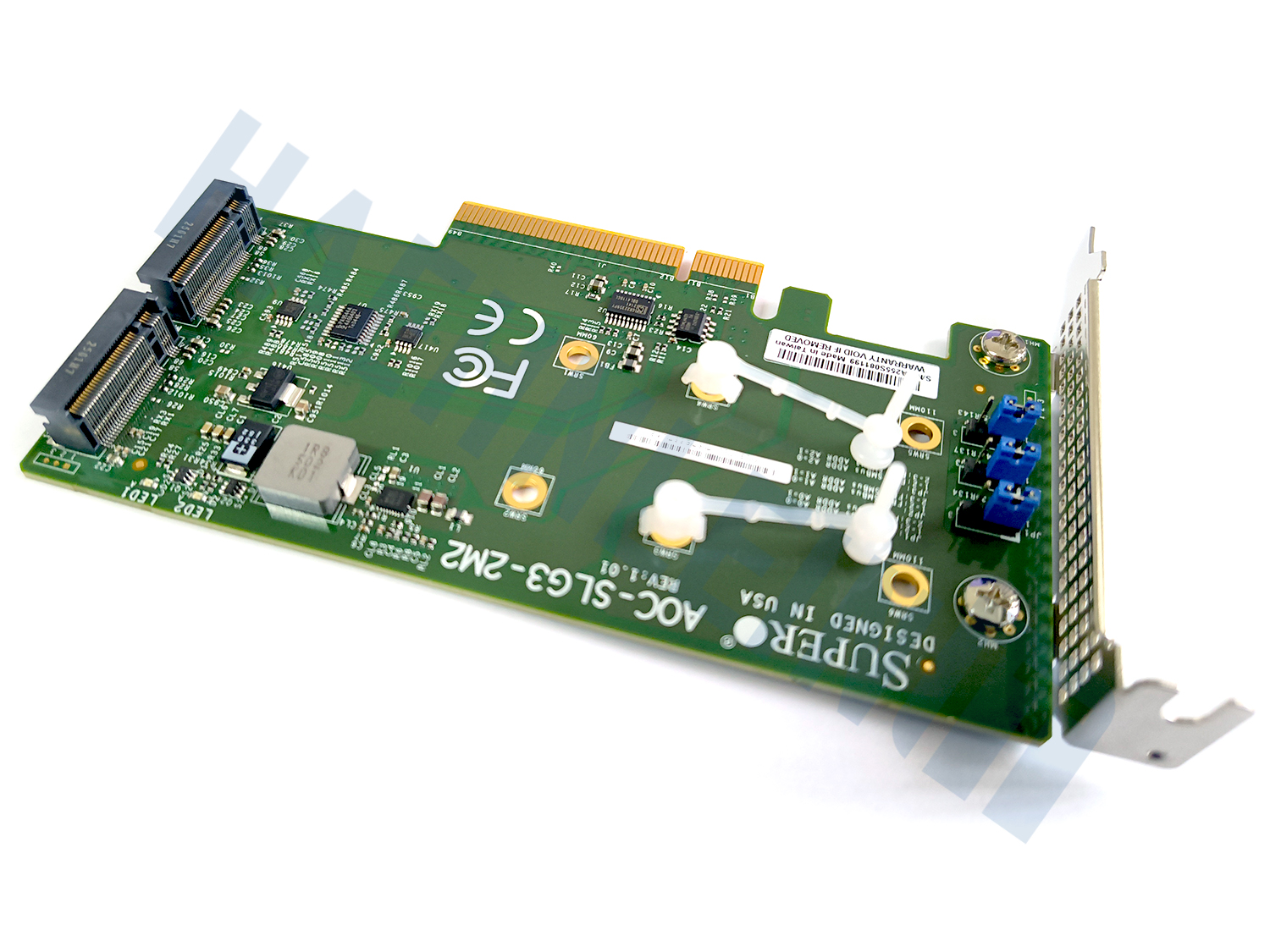 Supermicro AOC-SLG3-2M2 Dual Port M.2 Adapter für NVMe SSDs HBA