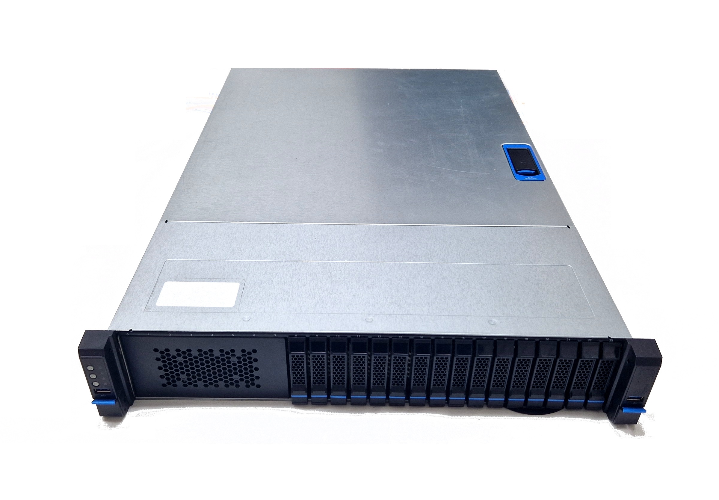 2HE Rackmount Server - Intel Xeon D-1541 / 128GB Ram ECC DDR4 / Asrock Rack D1541D4U-2T8R / 8x Hot Swap / 550W red PSU ZFS TrueNAS IT-Mode