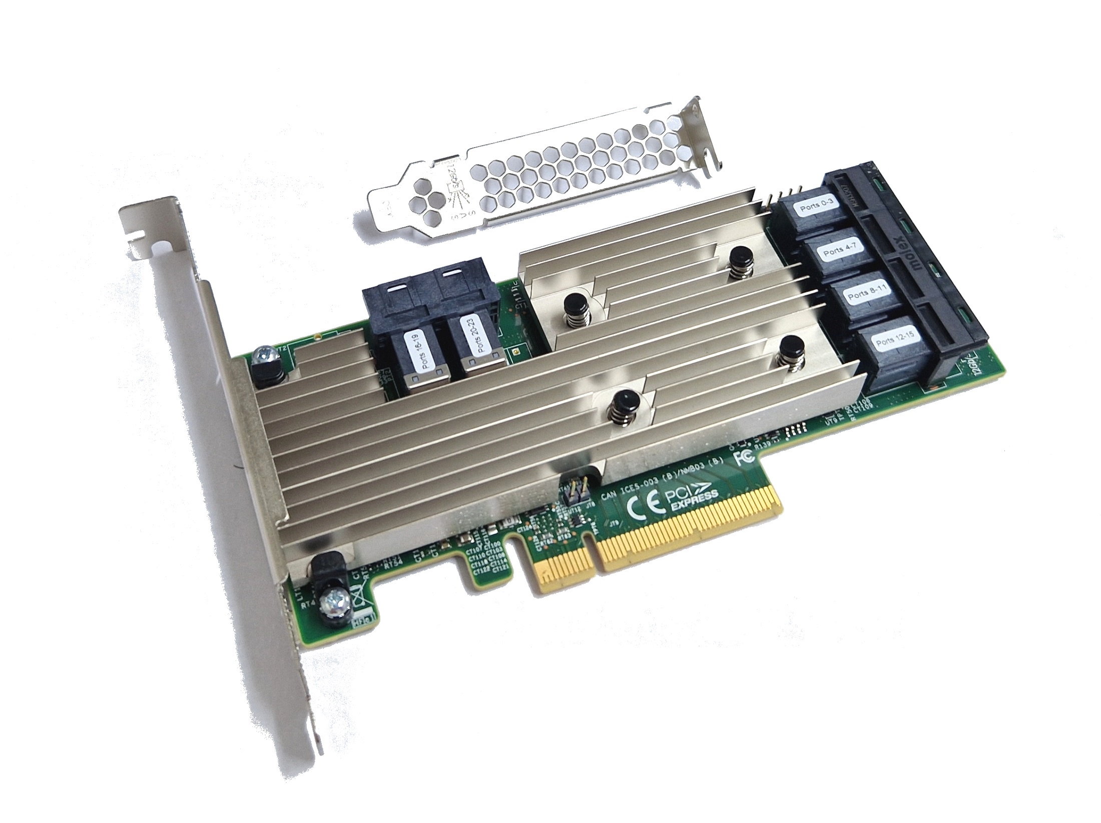 Broadcom LSI 9305-24i SATA / SAS HBA Controller RAID 12Gbps PCIe x8 Avago IT FW Broadcom LSI 9305-24i SATA / SAS HBA Controller RAID 12Gbps PCIe x8 Avago IT FW