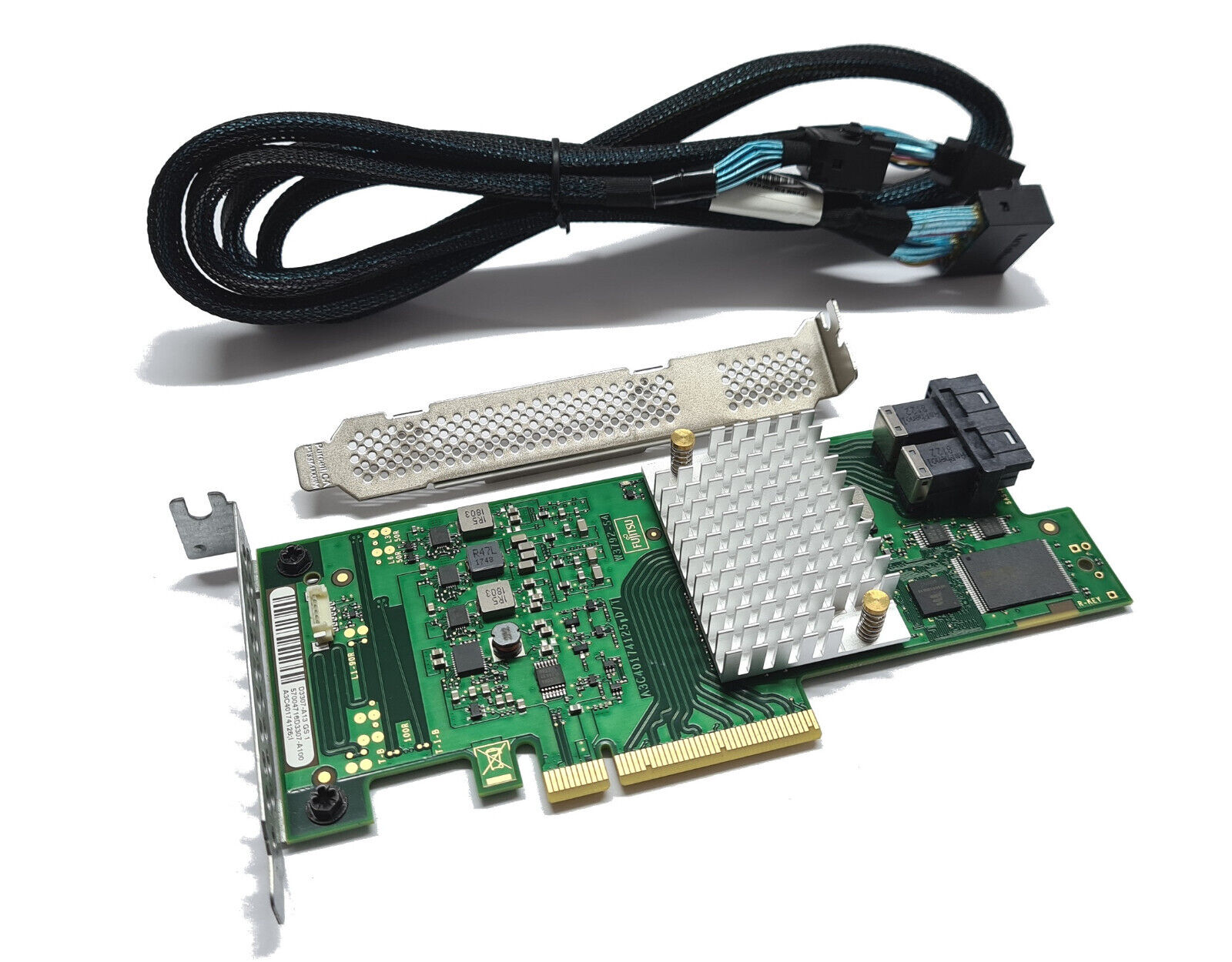 s-l16000B8rRoe2TKpwk OEM 9300-8i / Fujitsu D3307 CP400i SATA / SAS HBA Controller IT-Mode 12Gb PCIe x8 inkl Dual SFF-8643