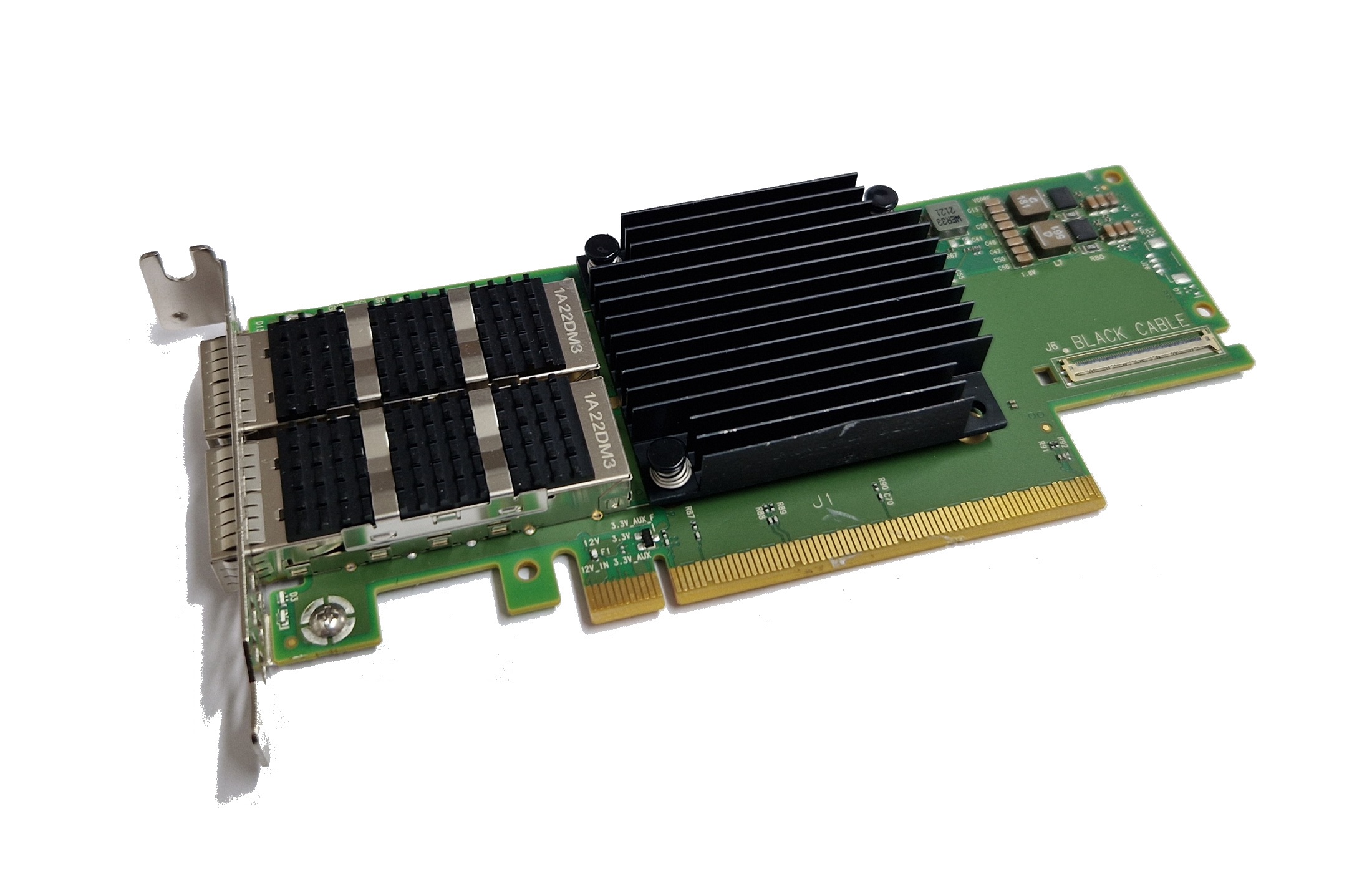 HPE 940QSFP56 Mellanox ConnectX-6 MCX653106A PCIe x16 3.0 100GB HP P06251-B21 Low Profile