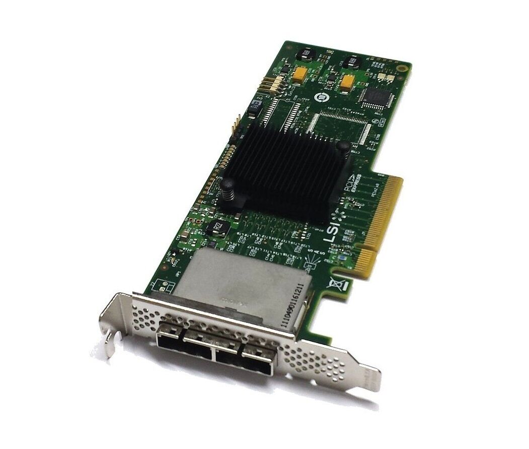 Avago LSI SAS 9200-8e SATA / SAS HBA 8port Controller extern 6Gbps PCIe x8 LP