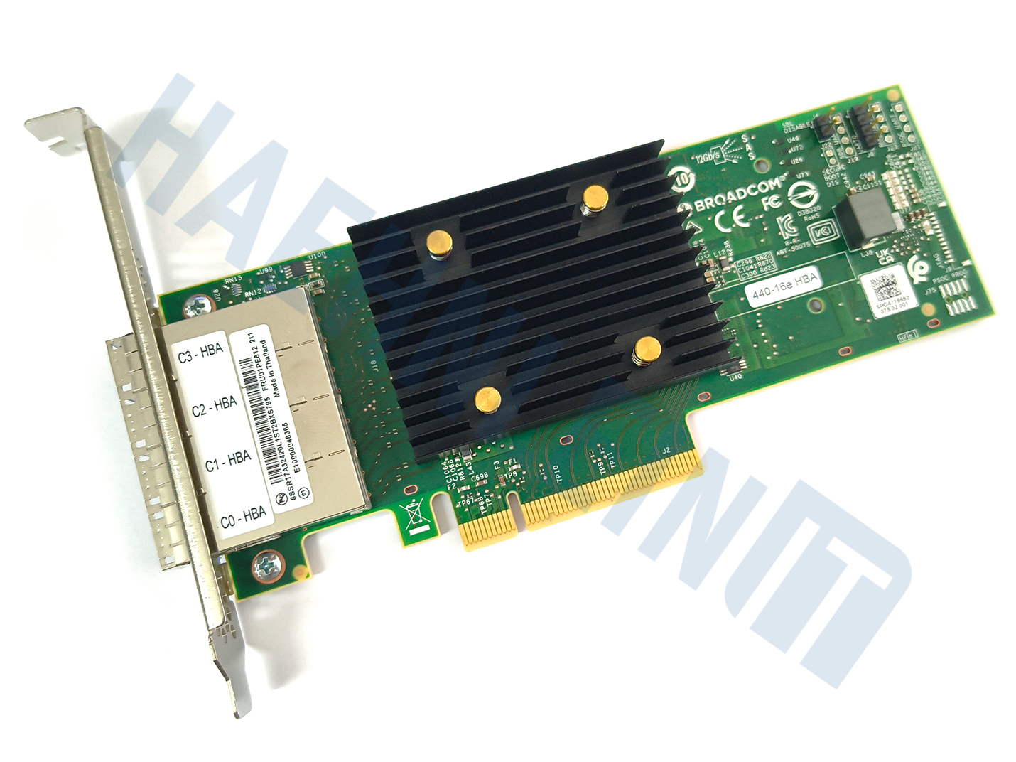 Lenovo 440-16e / Broadcom LSI 9500-16e SATA / SAS HBA Controller 12Gbps IT-Mode
