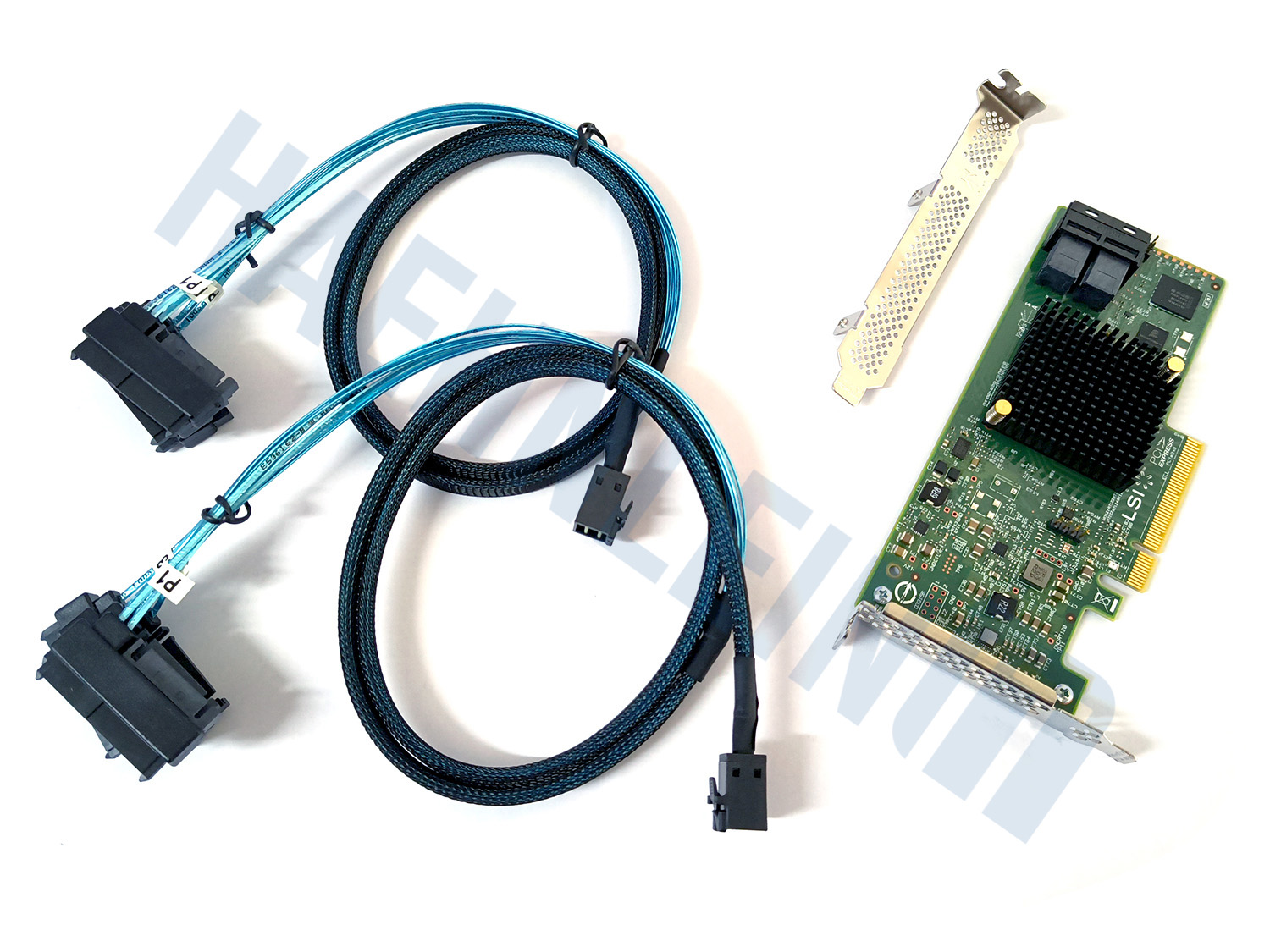 LSI Broadcom 9311-8i SATA / SAS HBA Controller 12Gbps P16 IT-Mode + 2 SAS Kabel