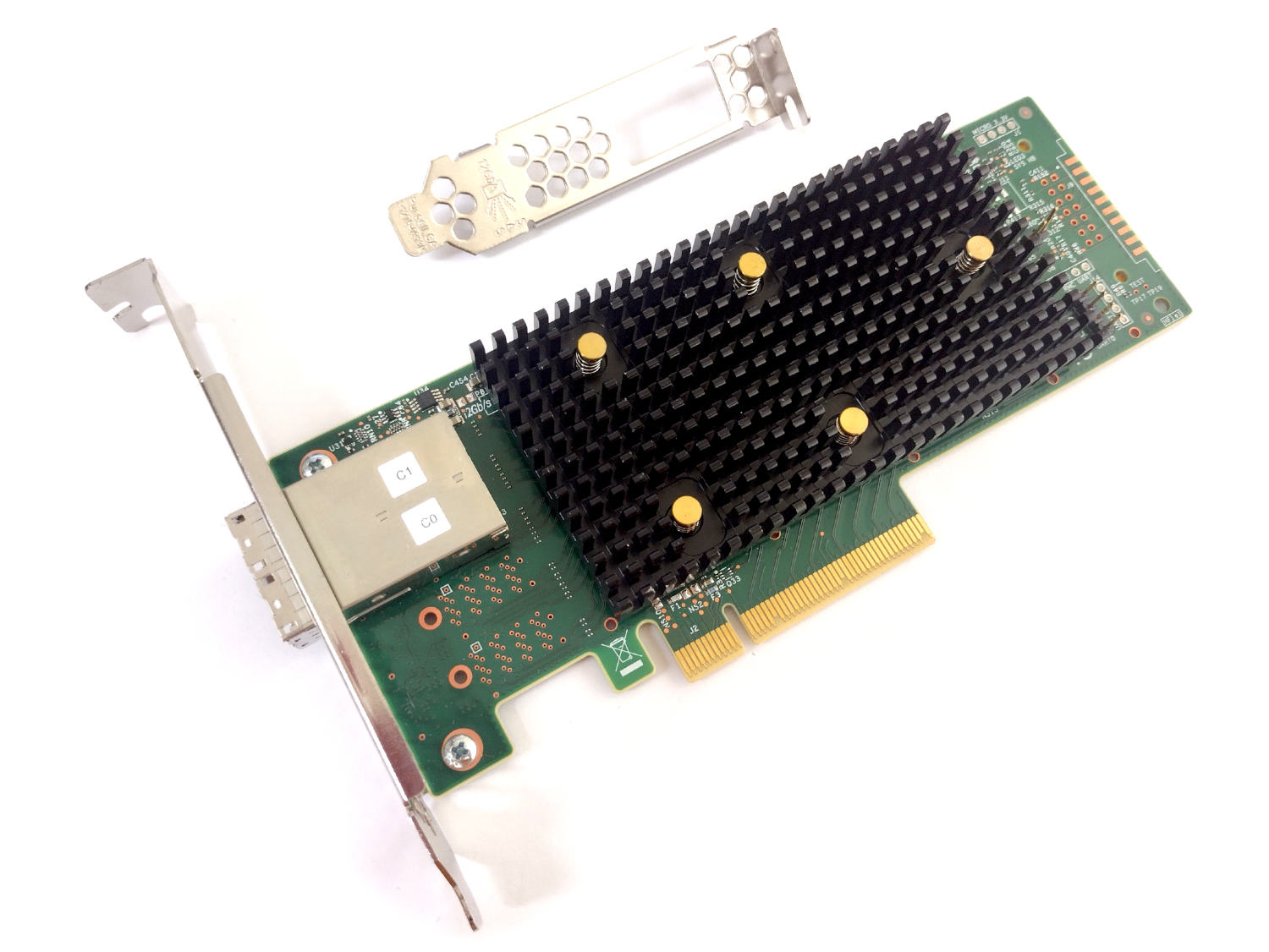 Lenovo 430-8e / Broadcom LSI 9400-8e SATA / SAS HBA Controller 12Gbps IT-Mode