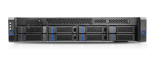 2HE Chenbro RM23808 M3-L Low Profile Rack Server Gehäuse inkl 12G mSAS Backplane 800W red.