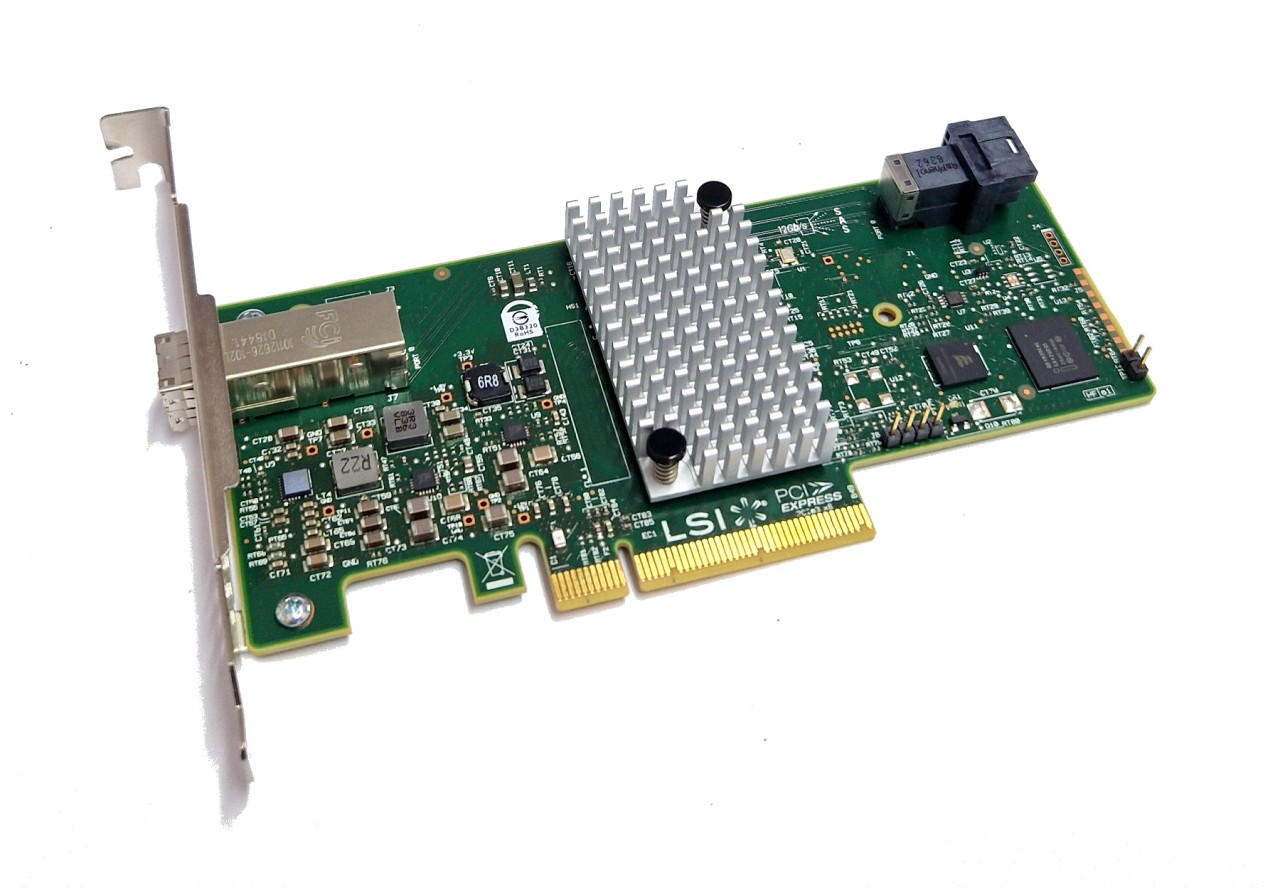 Broadcom LSI SAS 9300-8e SATA / SAS HBA 8port Controller extern 12Gbps ...