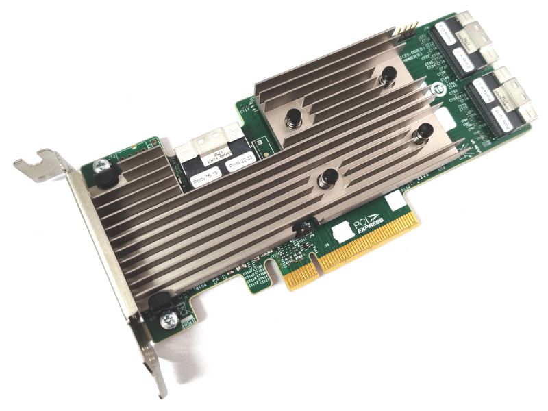 Kit Broadcom LSI 9306-24i SATA / SAS HBA Controller RAID 12Gbps PCIe x8 ...